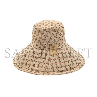 GUCCI GG CANVAS WIDE BRIM HAT 631958